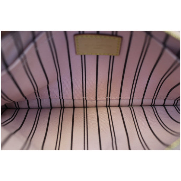 LOUIS VUITTON Pochette Wristlet Pouch Monogram Canvas Neverfull MM Brown