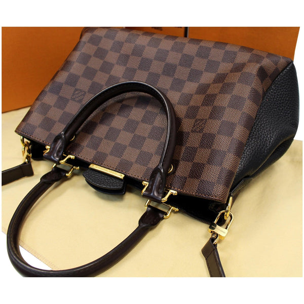 LOUIS VUITTON Brittany Damier Ebene Shoulder Bag Brown