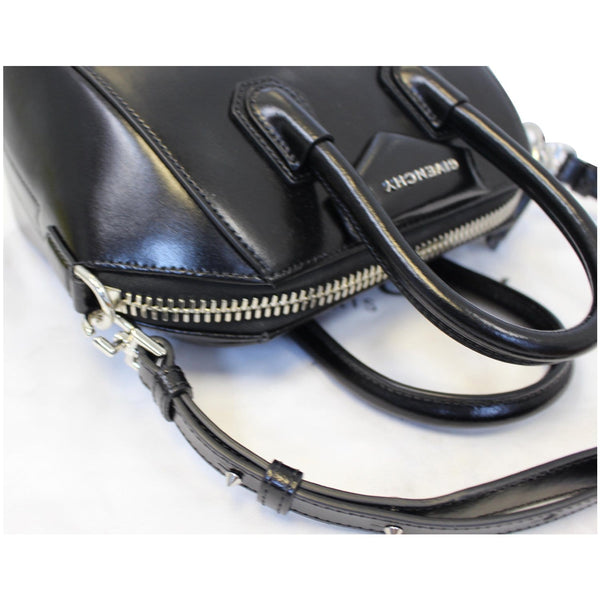 GIVENCHY Antigona Small Calfskin Leather Shoulder Bag Black