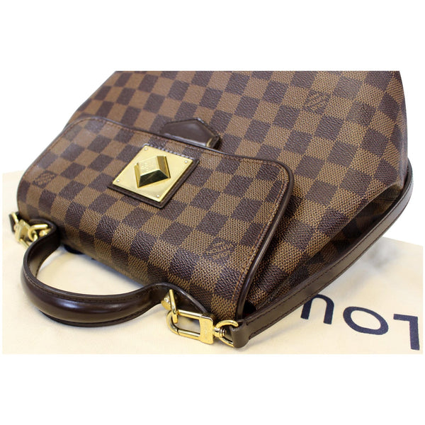 LOUIS VUITTON Bergamo PM Damier Ebene Shoulder Bag Brown