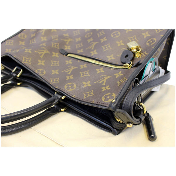 LOUIS VUITTON Popincourt MM Monogram Canvas Shoulder Bag Brown/Noir-US