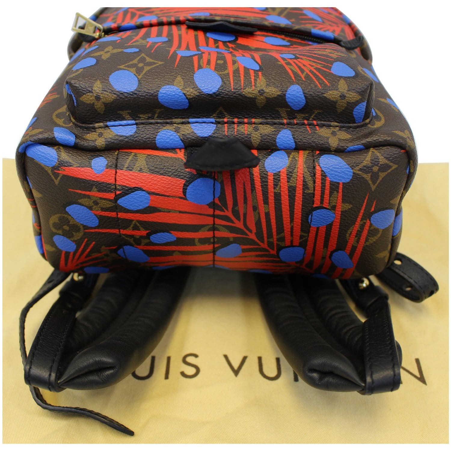 LOUIS VUITTON Palm Springs PM Monogram Jungle Dots Backpack Bag Brown -  DD6552 