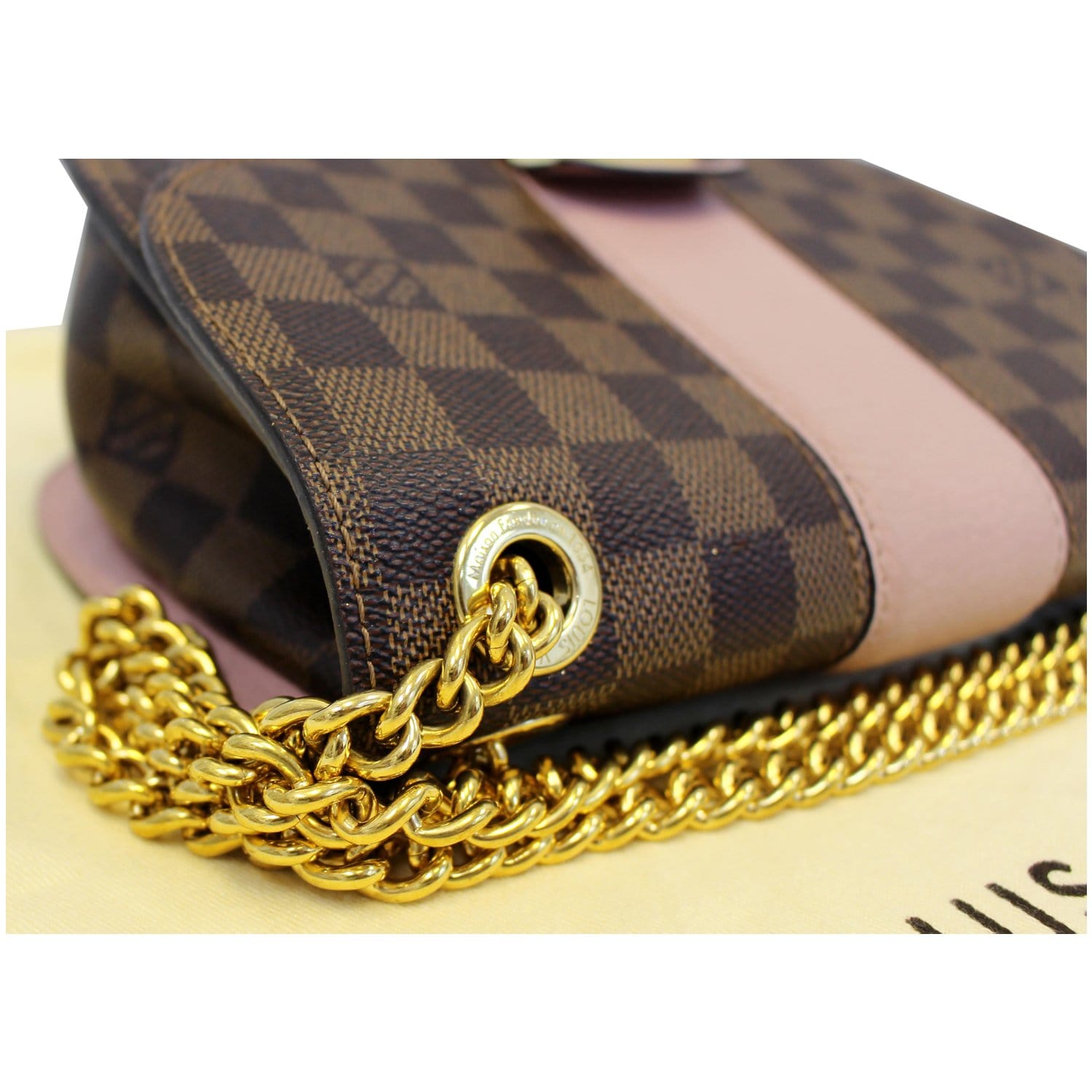 Louis Vuitton Damier Ebene & Magnolia Cuir Taurillon Wight Shoulder Bag, myGemma, CH