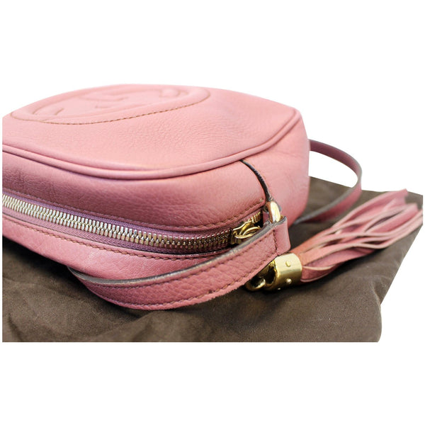 GUCCI Soho Disco Pebbled Leather Small Crossbody Bag 308364-US