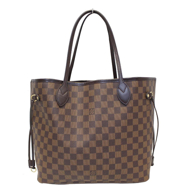Louis Vuitton Neverfull MM - Lv Damier Tote Shoulder Bag - lv strap