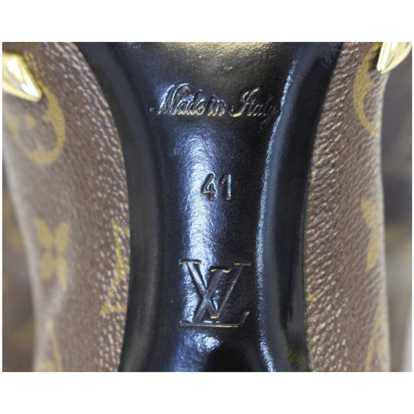 LOUIS VUITTON Monogram Canvas El Dorado Ankle Booties Size 41-US
