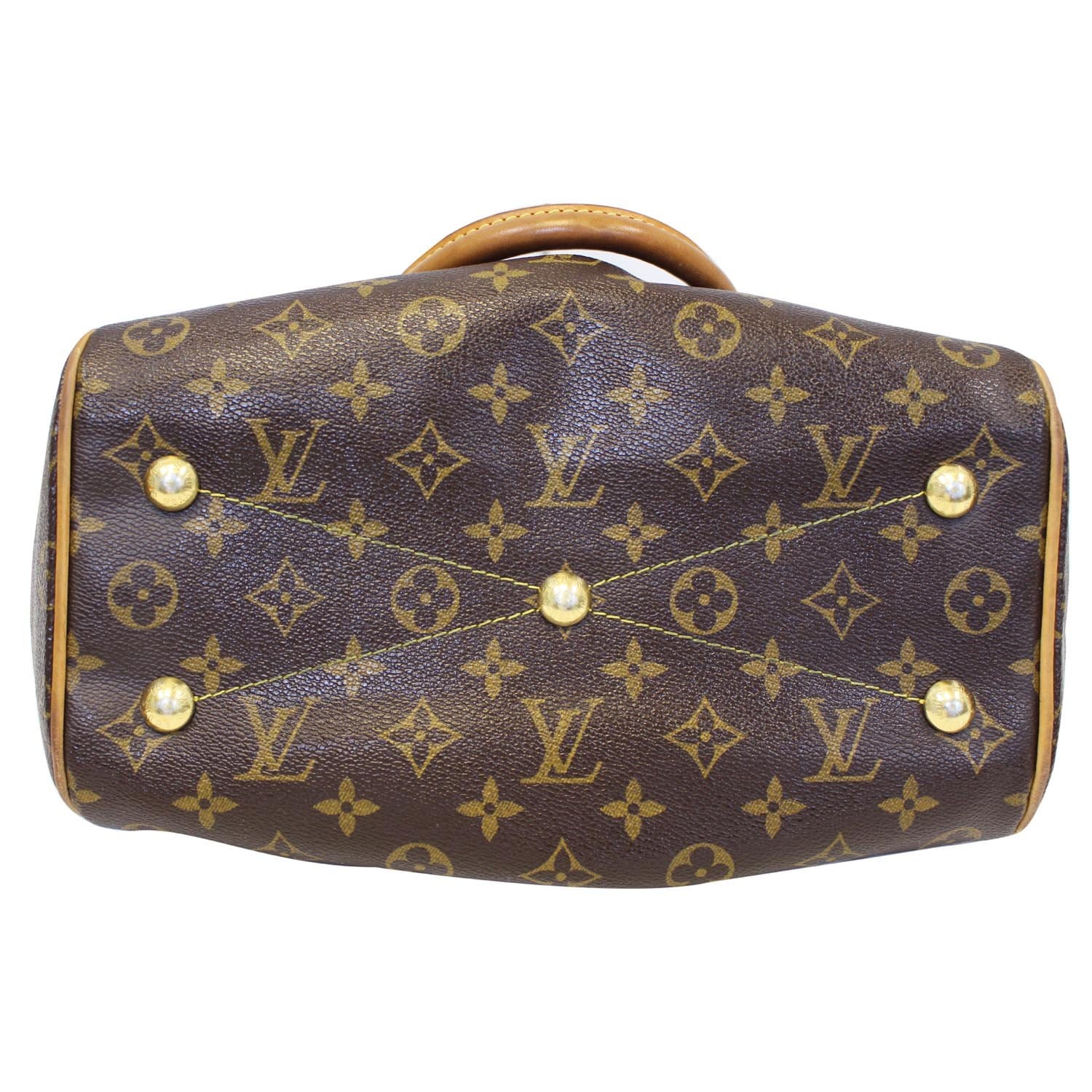 Louis Vuitton Tivoli Pm Handbag Brown Patent leather ref.1018192 - Joli  Closet