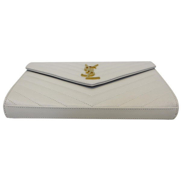 Yves Saint Laurent Wallet Chain Matelasse Chevron - down view