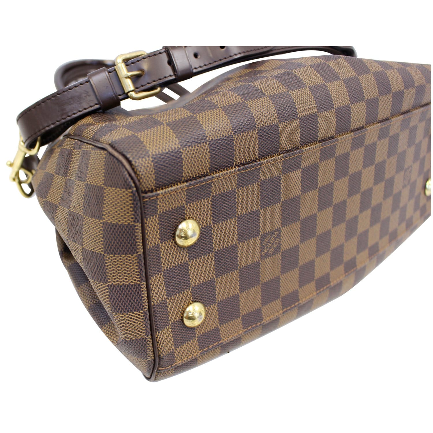 Trevi cloth handbag Louis Vuitton Brown in Cloth - 37012048