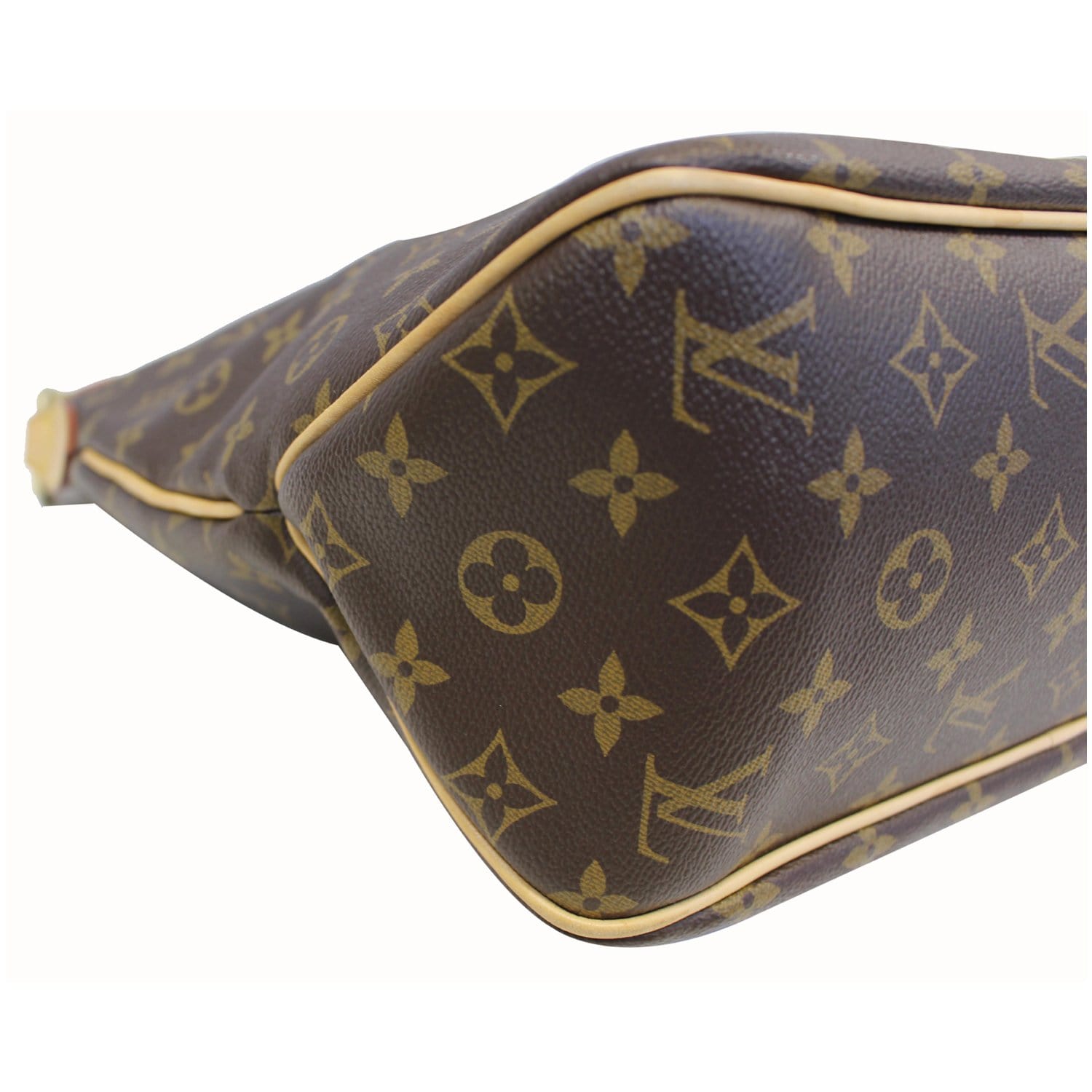 Delightful cloth handbag Louis Vuitton Brown in Cloth - 25192591