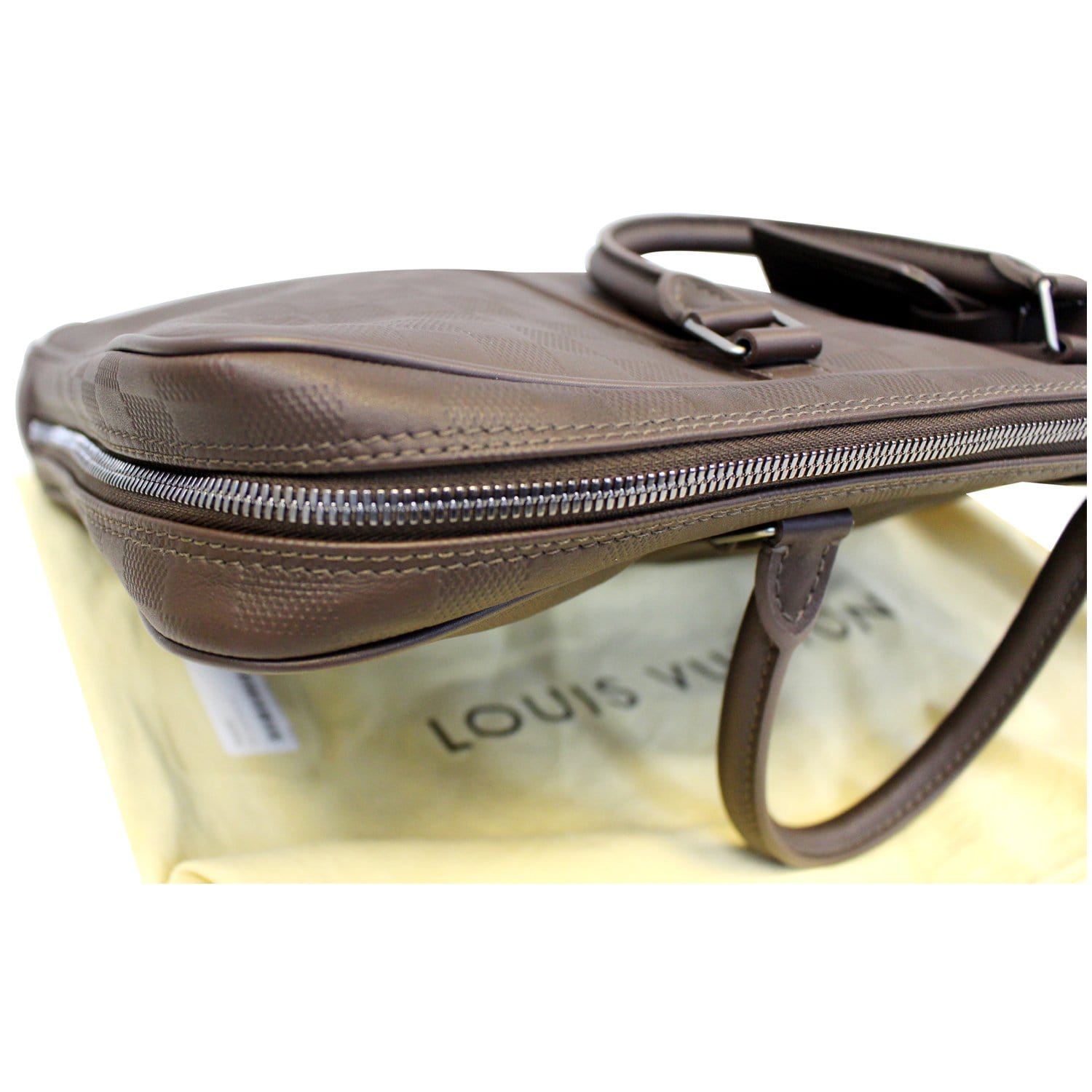 Louis Vuitton Porte Documents Voyage Damier Infini Business Laptop Bag 35%  off retail