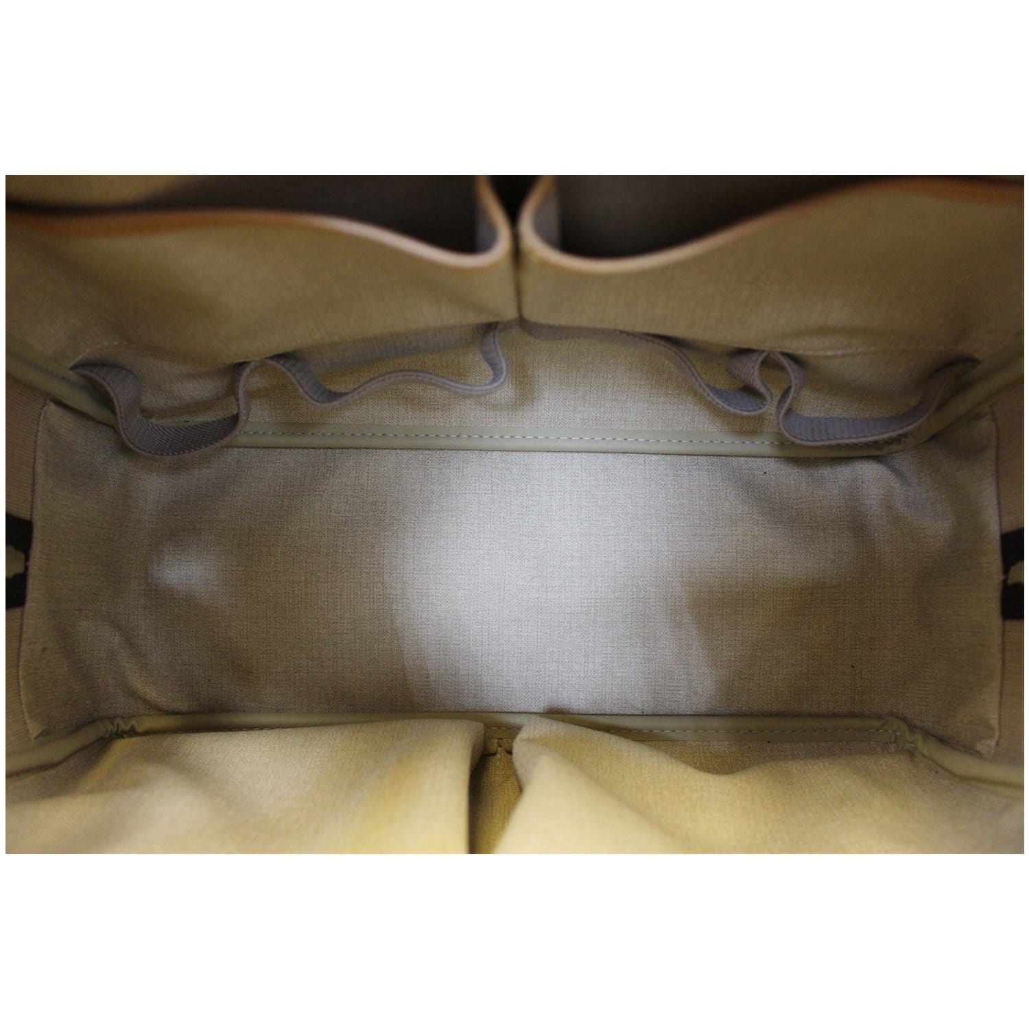 Deauville cloth handbag Louis Vuitton Brown in Cloth - 34941370