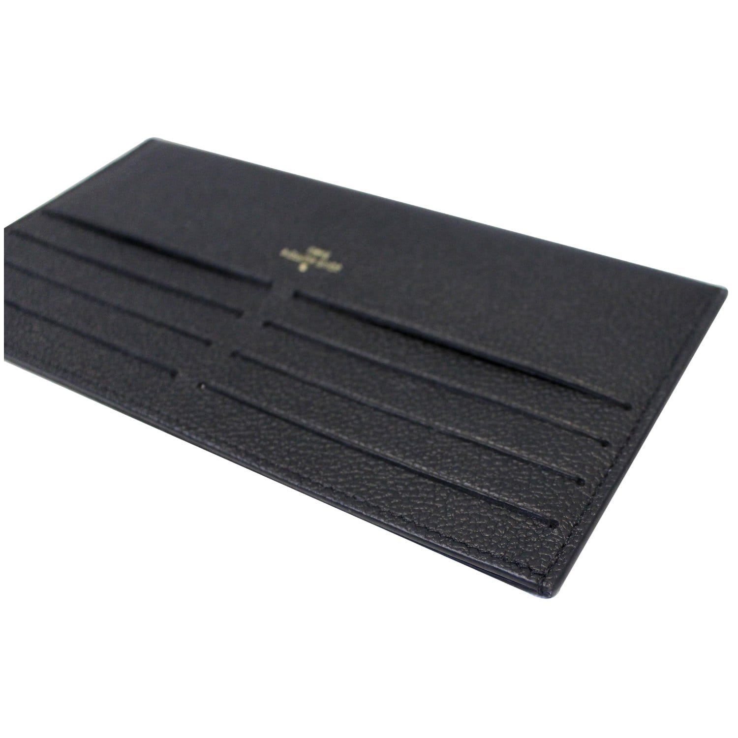 New Louis Vuitton Navy Felicie Leather Zipped Card Holder Insert