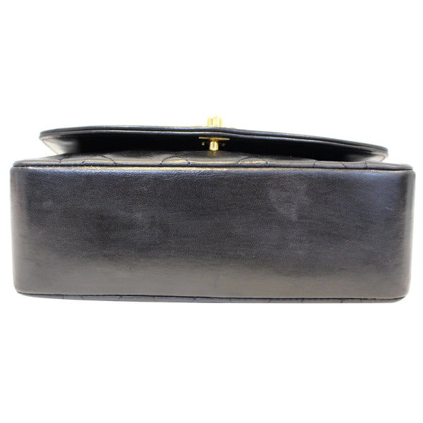 CHANEL Diana Flap Bag Quilted Lambskin Shoulder Bag Black Vintage-US