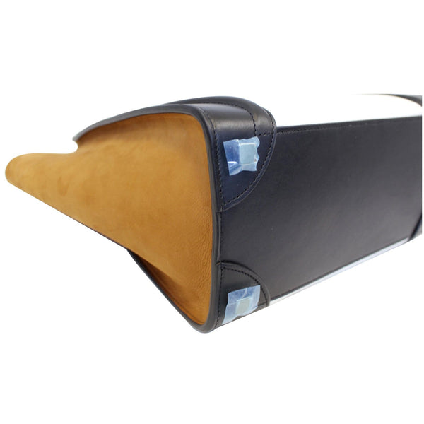 CELINE Mini Luggage Calfskin Leather Tote Bag Tri-Color-US