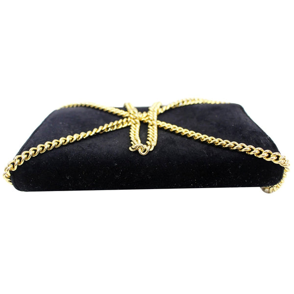 Fendi Wallet Velvet On Chain Shoulder Crossbody Bag for sale