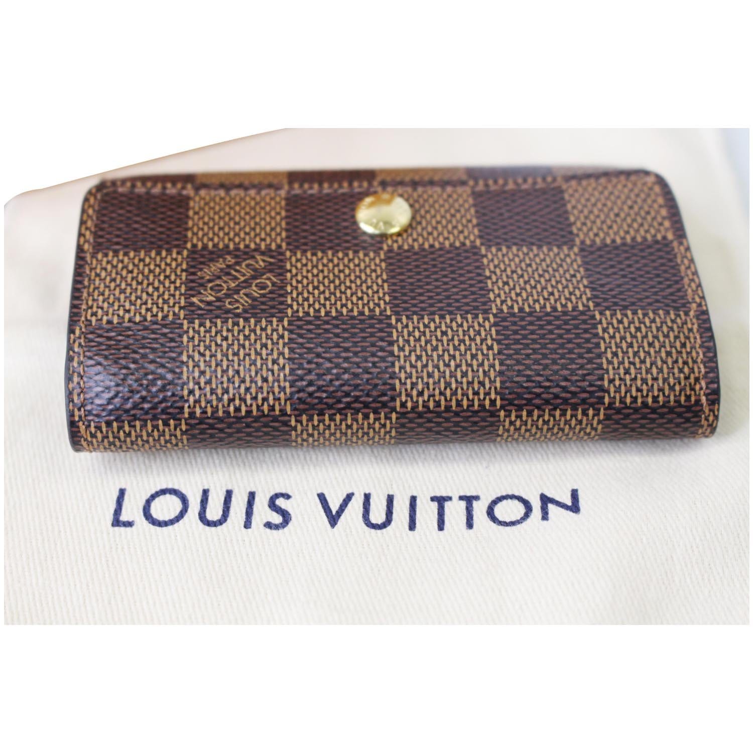 Louis Vuitton Damier Ebene Multicles 6 Key Holder Wallet Case
