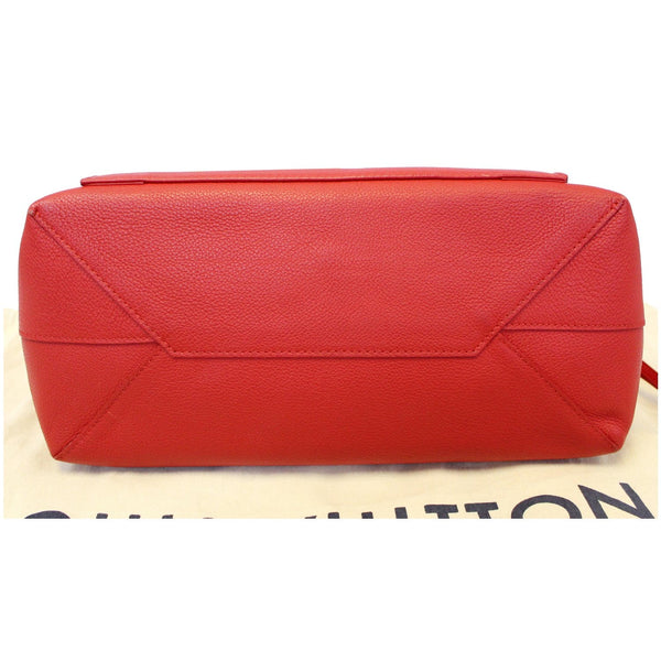 Louis Vuitton Lockme PM Leather Shoulder Bag Rouge - bottom view