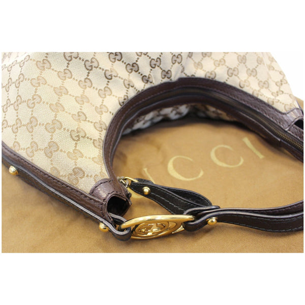Gucci Interlocking G Medium GG Canvas Hobo Bag for sale