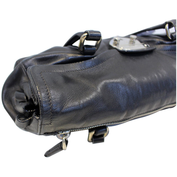 Prada Lambskin Leather Shoulder Bag - Right halfside View
