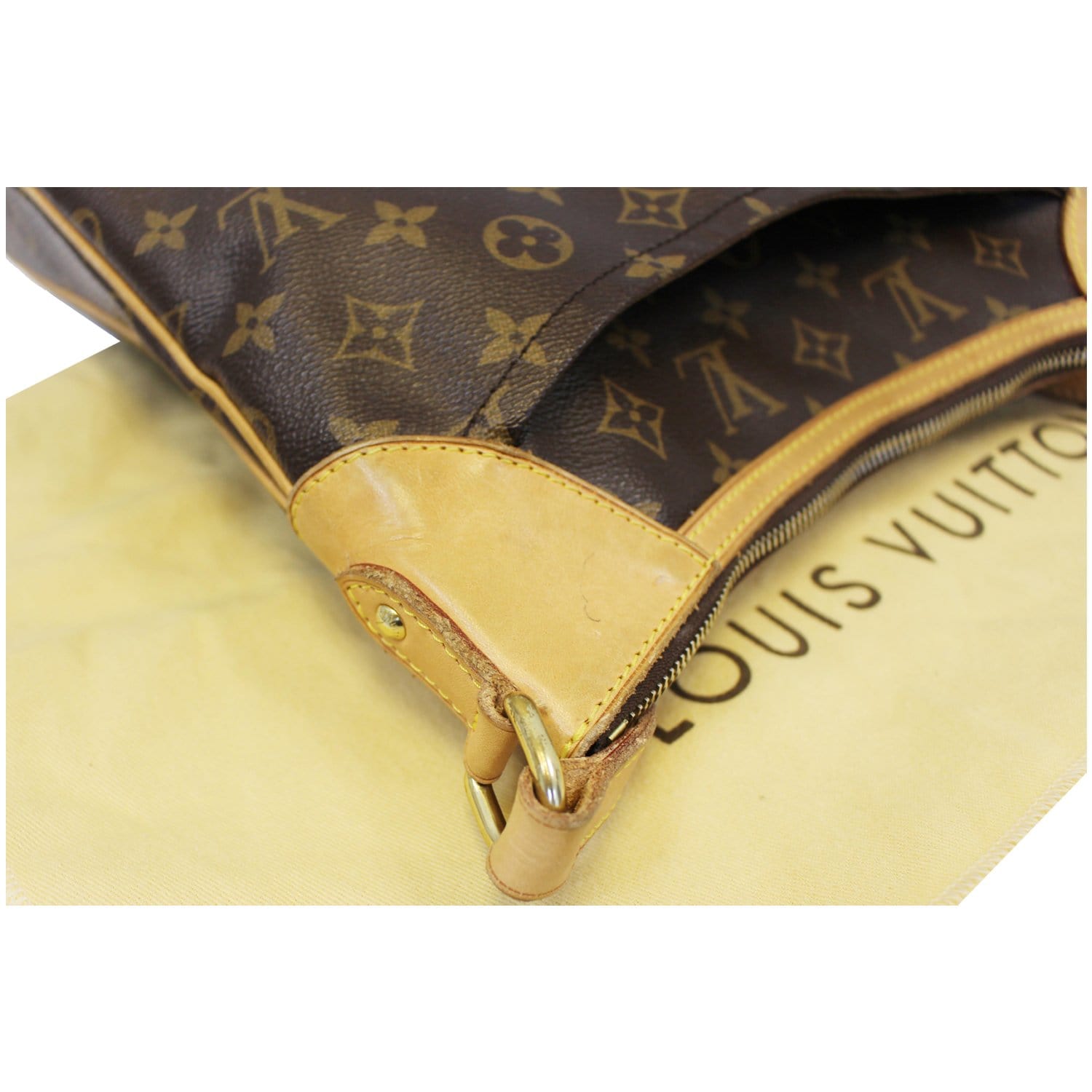 Louis Vuitton Odeon Shoulder Bag MM Brown Canvas for sale online