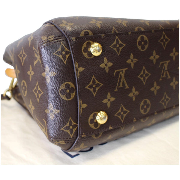 LOUIS VUITTON Montaigne MM Monogram Canvas Shoulder Bag Brown