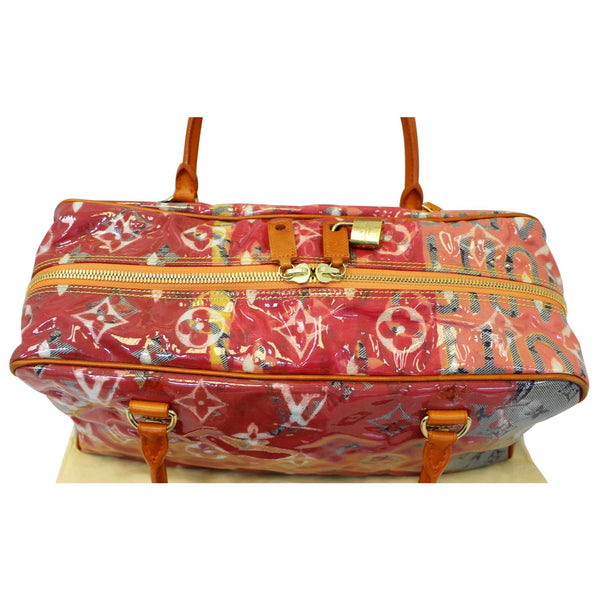 LOUIS VUITTON Weekender PM Monogram Pulp Rose Satchel Bag-US