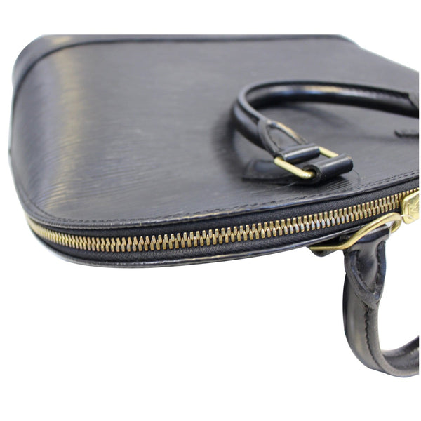 LOUIS VUITTON Alma PM Epi Leather Satchel Bag Black-US