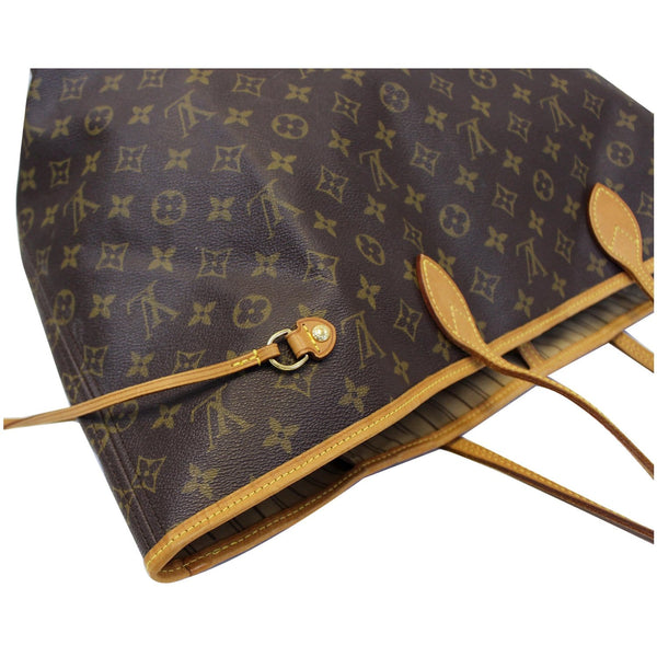 side view lv Neverfull GM Monogram Canvas Tote Bag