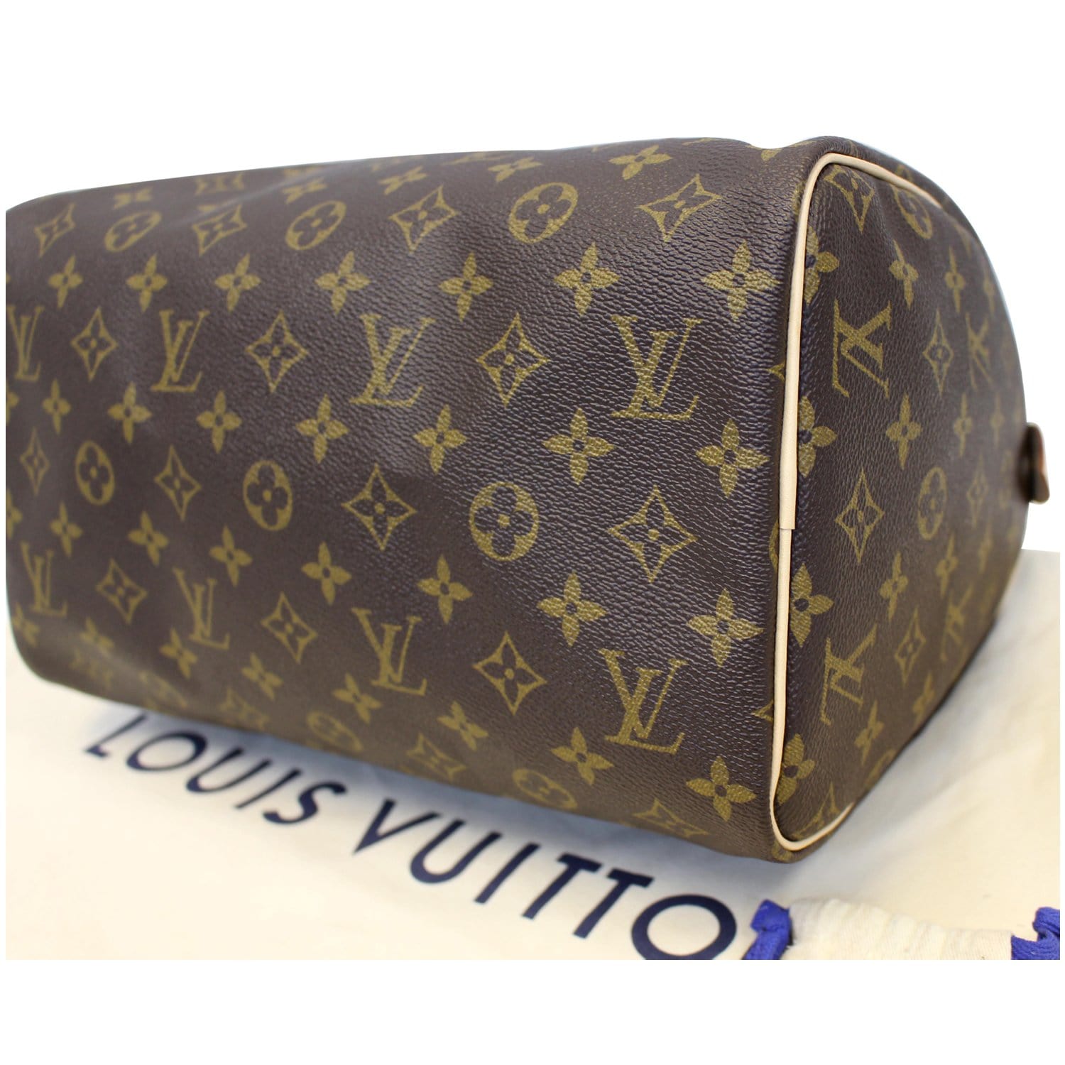 Louis Vuitton Speedy (Ultra Rare) Eclipse Sequin 30 871656 Brown Monogram  Satchel, Louis Vuitton