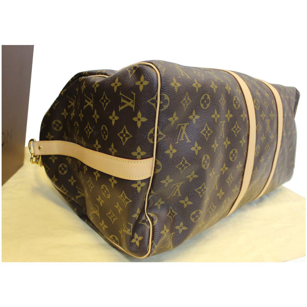 LOUIS VUITTON Keepall Bandouliere 55 Monogram Canvas Travel Bag-US