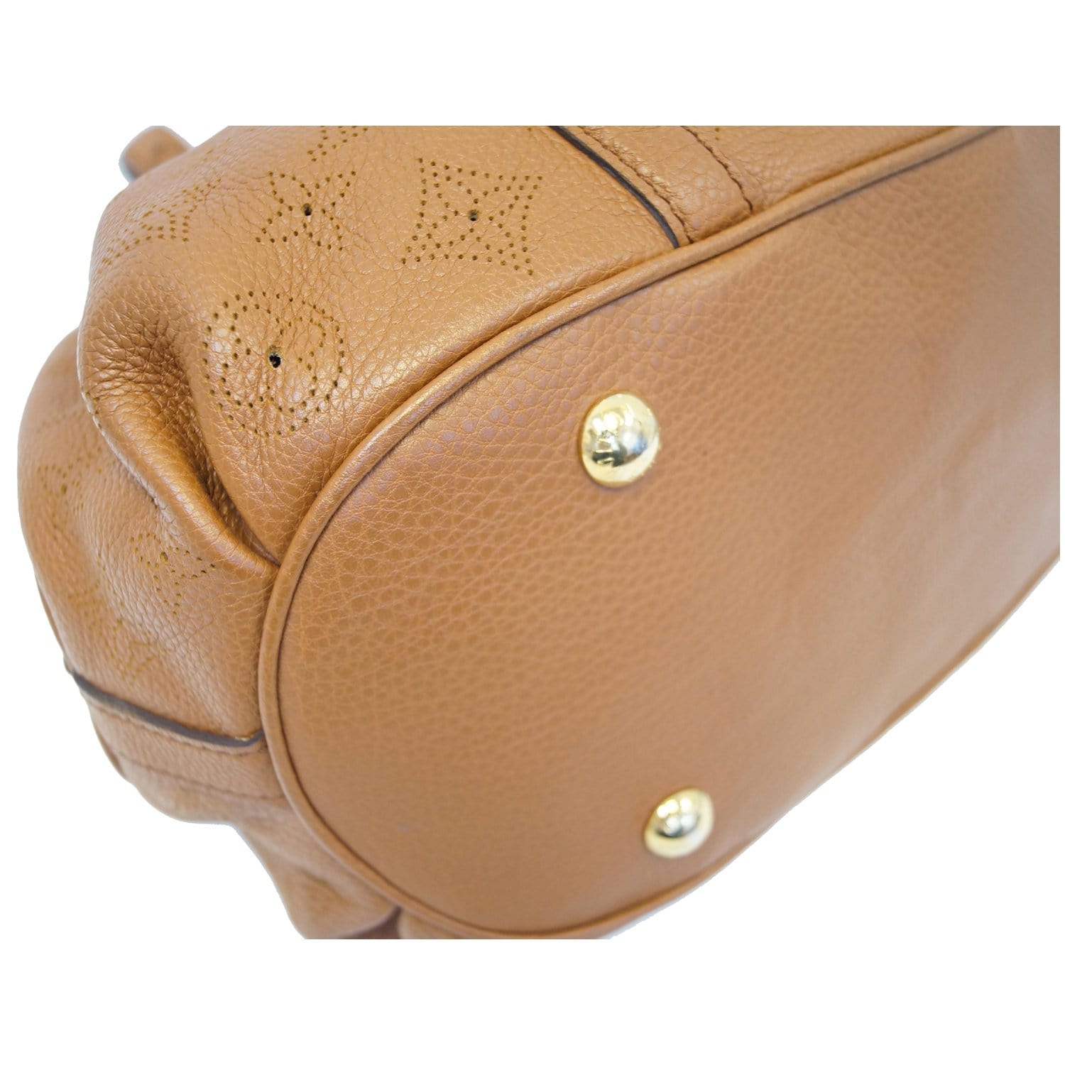 LOUIS VUITTON M94314 Mahina Selene PM Hand Shoulder Bag Leather Noir Ex++