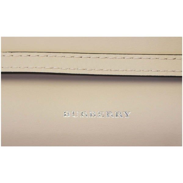 Burberry Crossbody Bag Hampshire Perforated Leather - logo