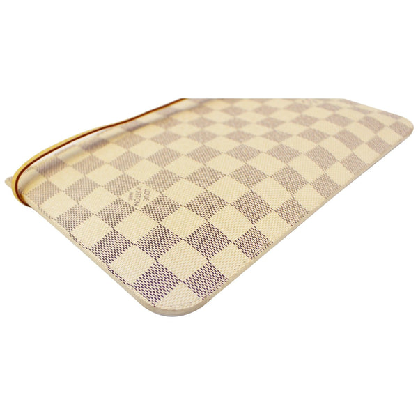 Louis Vuitton Neverfull MM Wristlet Damier Azur Pouch - lv bag