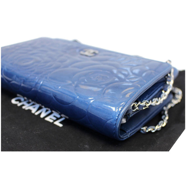 Chanel Wallet on Chain Camellia Patent Leather WOC on sale