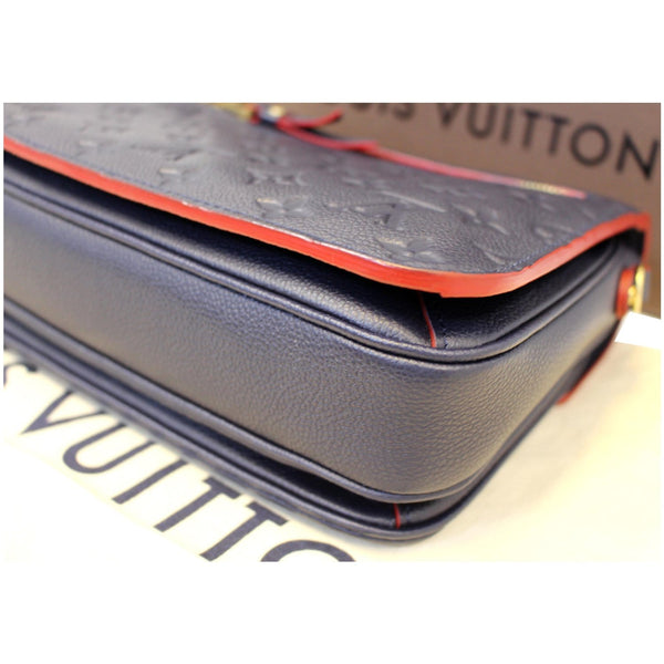 LOUIS VUITTON Metis Pochette Empreinte Leather Crossbody Bag Blue-US