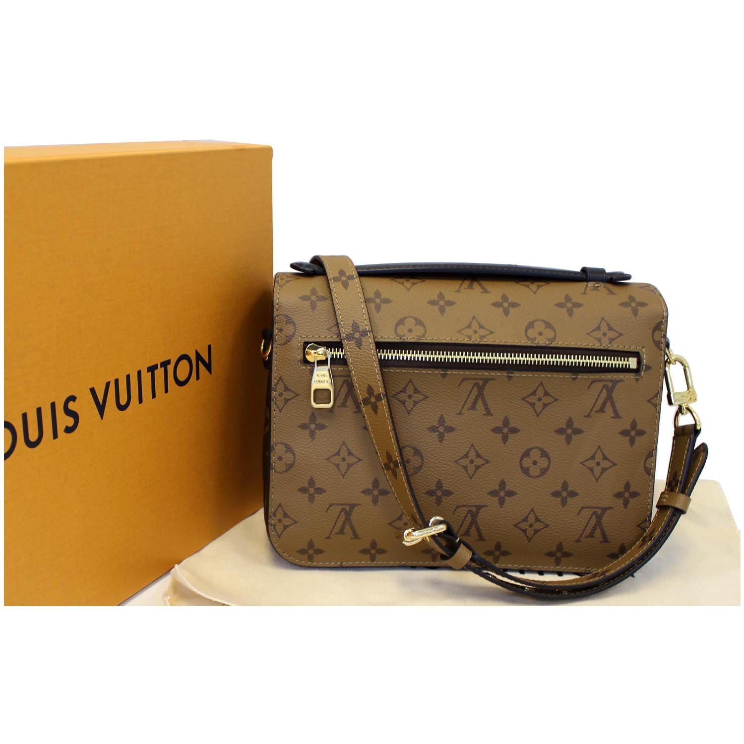 Louis Vuitton Monogram Reverse Canvas Pochette Metis Bag Louis