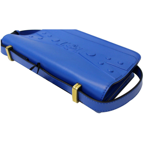 Versace Tribute X Leather Shoulder Bag - Blue