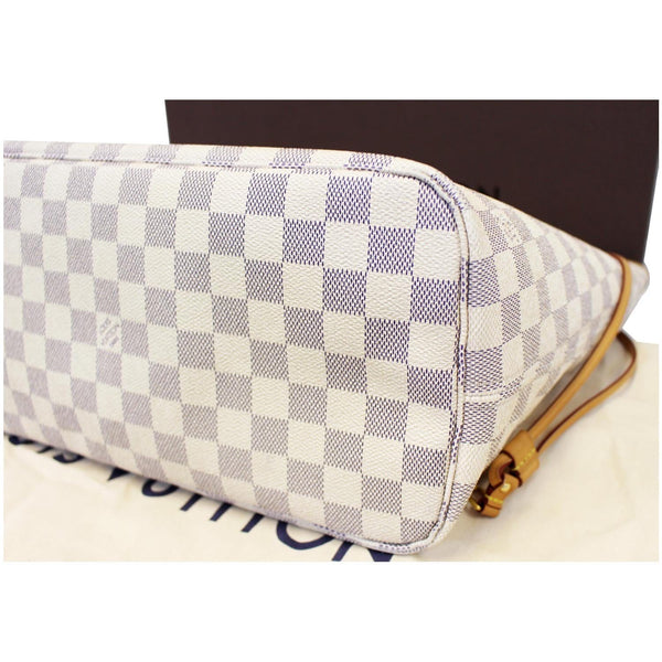 Louis Vuitton Neverfull MM Damier Azur Tote Bag - leather