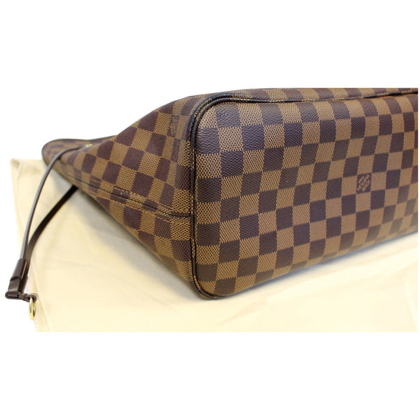 Louis Vuitton Neverfull MM Damier Ebene Tote Bag - back view