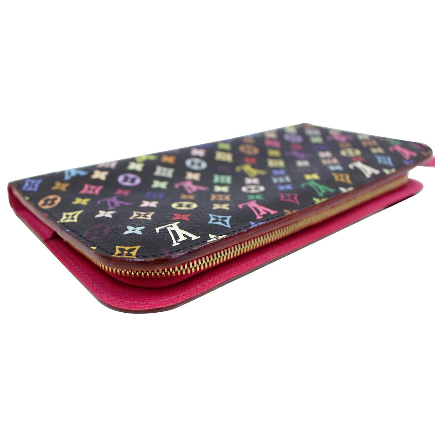 Louis Vuitton Wallet Monogram Insolite Fleuri Brown Pink in Coated Canvas  with Gold-tone - GB