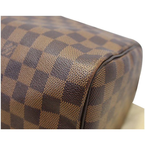 LOUIS VUITTON Speedy 35 Damier Ebene Satchel Bag Brown