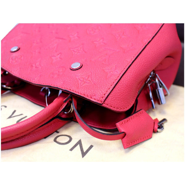 LOUIS VUITTON Montaigne BB Empreinte Leather Shoulder Bag Cherry-US