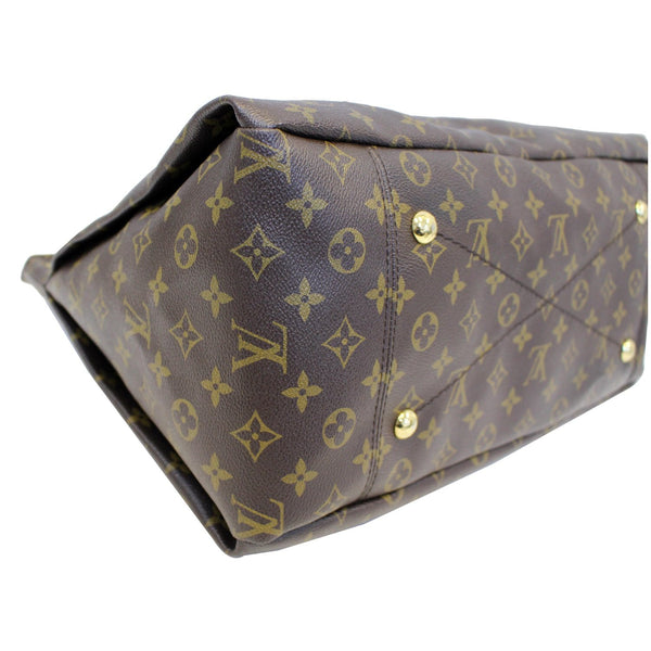 Louis Vuitton Artsy MM Monogram Shoulder Bag - Left side view