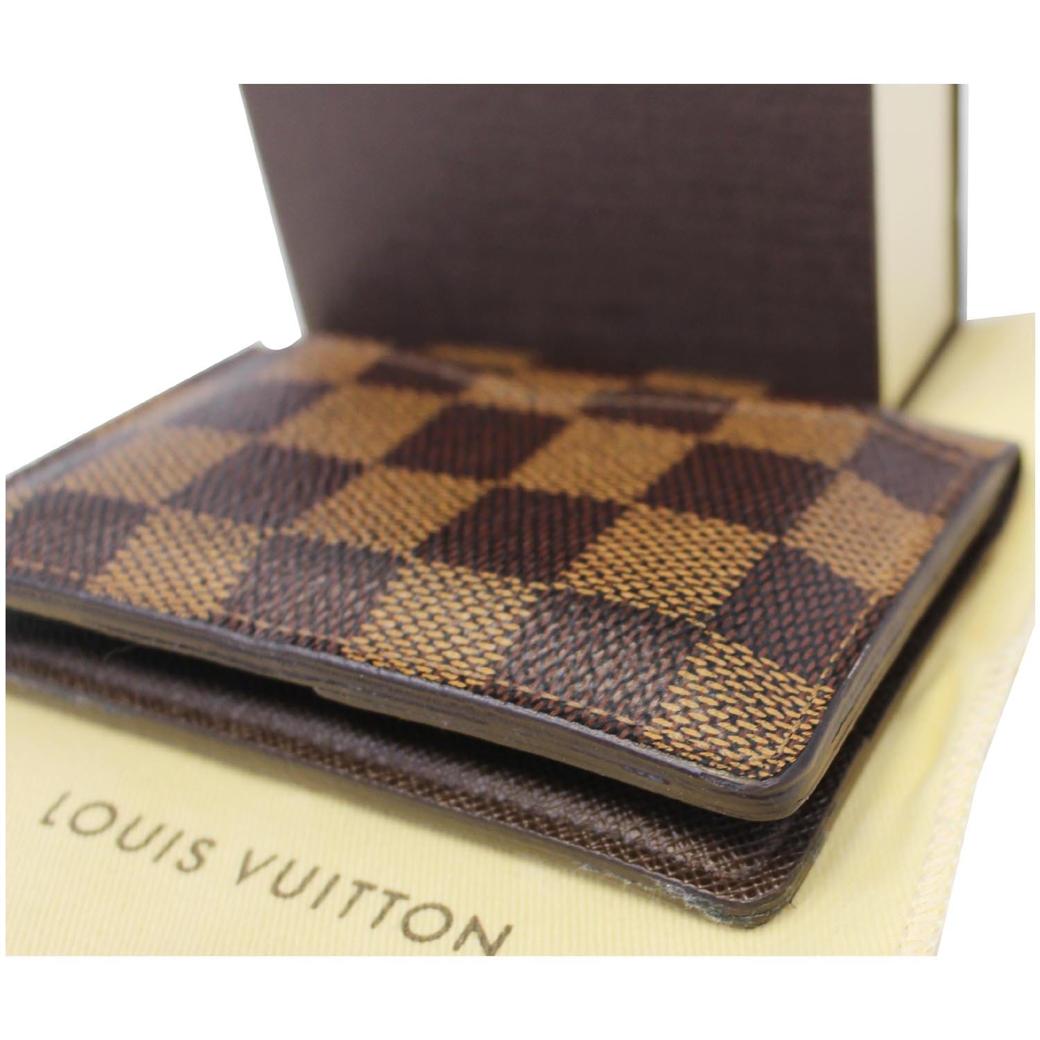 Louis Vuitton Damier Ebene Pocket Organizer Card Holder
