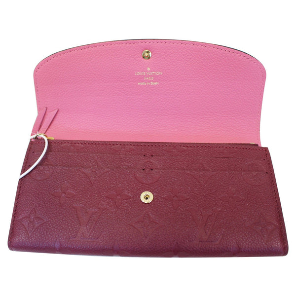 LOUIS VUITTON Emilie Monogram Empreinte Wallet Aurore-US