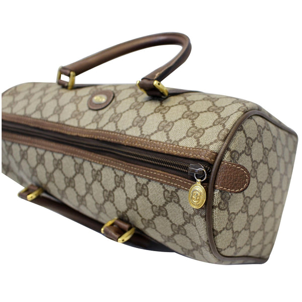 GUCCI GG Canvas Boston Satchel Bag Brown-US