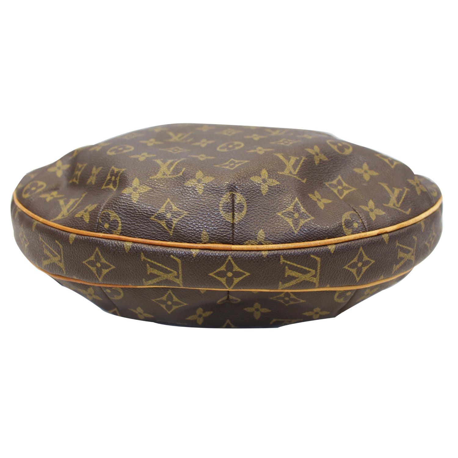 Croissant cloth handbag Louis Vuitton Brown in Cloth - 31590513
