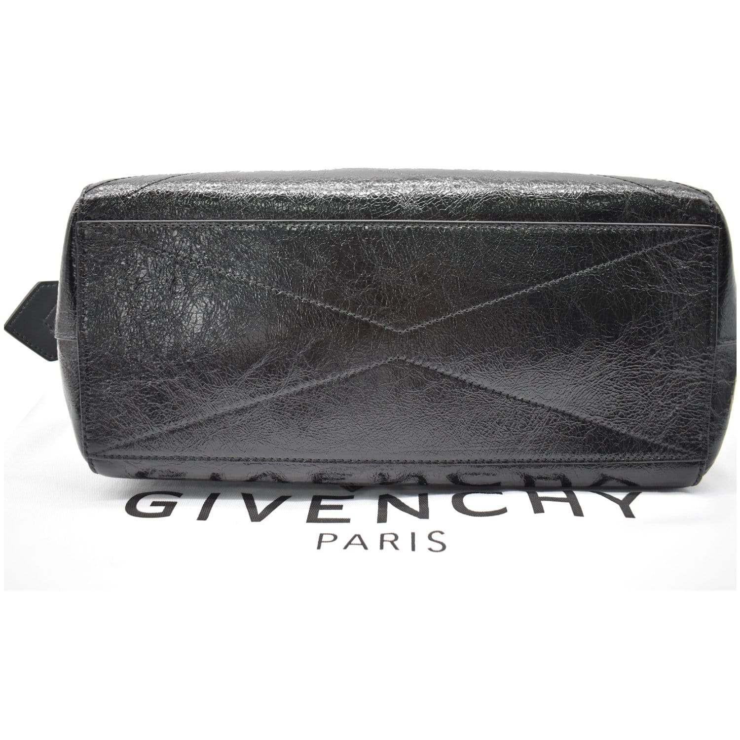GIVENCHY Medium ID Leather Shoulder Bag Black