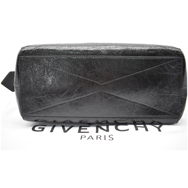GIVENCHY Medium ID Leather Shoulder Bag Black